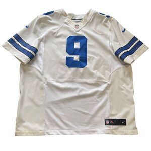 Nike NFL Dallas‎ Cowboys Tony Romo #9 Official Game Jersey White Size 56
